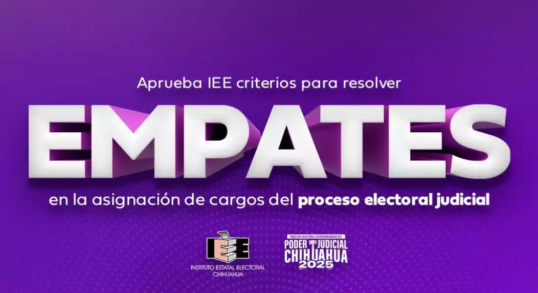 Aprueba IEE criterios para resolver empates en asignación de cargos
