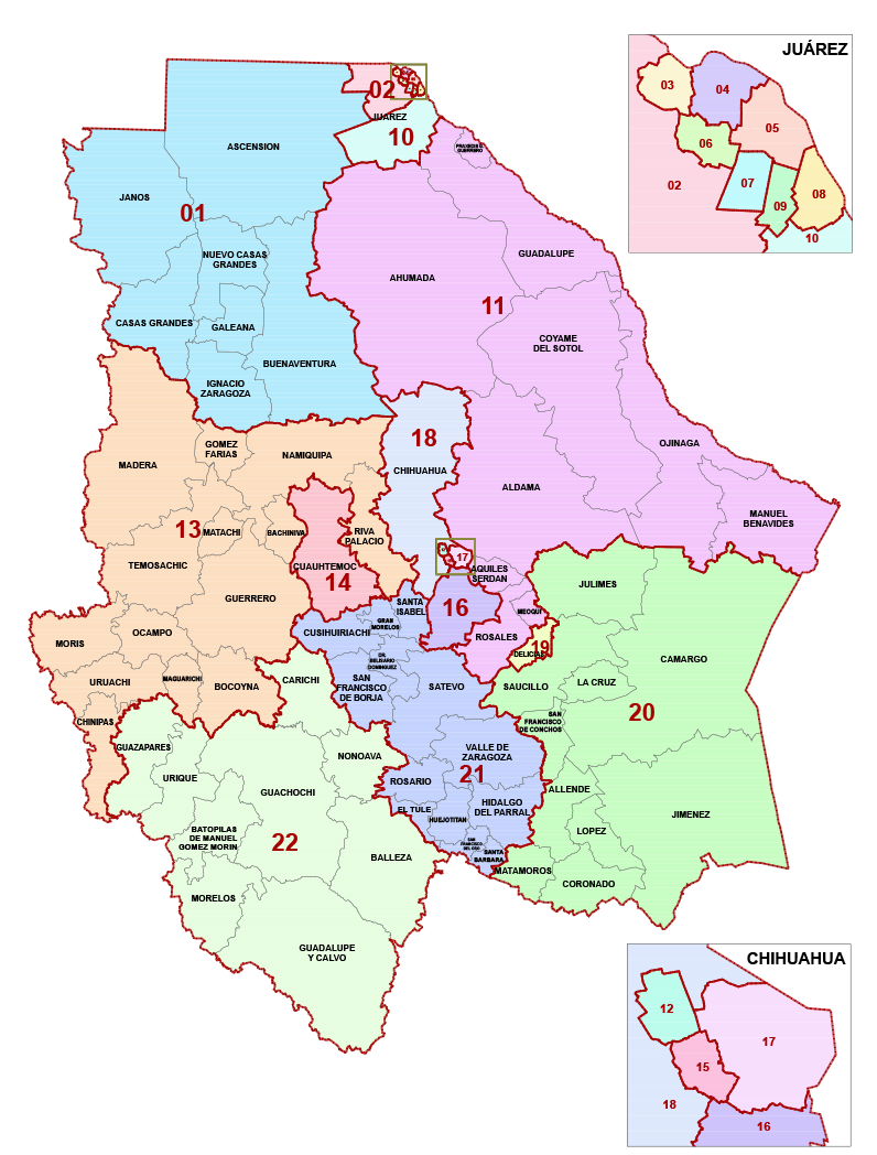 Distritos Electorales Actuales 