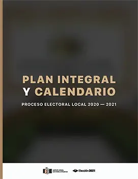 Plan Integral y Calendario Electoral
