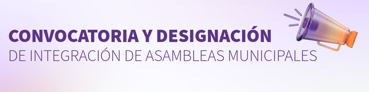 Integración de Asambleas Municipales