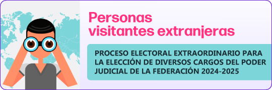 Personas visitantes del extranjero